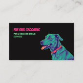 Dog Groomer Hondenverzorging QR Visitekaartje (Voorkant)
