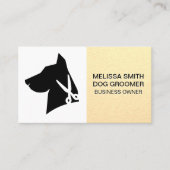 Dog Groomer Logo Afsprakenkaartje (Voorkant)