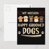 Dog Groomer Love Animals Dog Groomer Briefkaart (Voorkant / Achterkant)