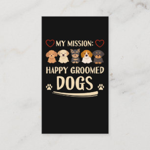 Dog Groomer Love Animals Dog Groomer Visitekaartje
