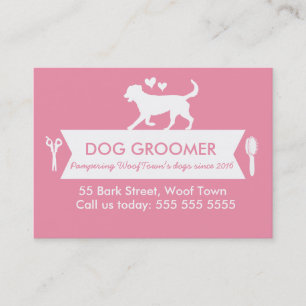 Dog Groomer Loyalty Card -