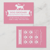 Dog Groomer Loyalty Kaart -  (Voorkant / Achterkant)