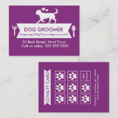 Dog Groomer Loyalty Kaart -  (Voorkant / Achterkant)