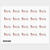 Dog Groomer overdag, Vampier bij nacht Ronde Sticker (Vel)