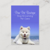 Dog Groomer Pet Care Puppy Walker Visitekaartje (Voorkant)