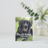 Dog Groomer Pet Care Puppy Walker Visitekaartje (Staand voorkant)