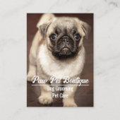 Dog Groomer Pet Care Puppy Walker Visitekaartje (Voorkant)