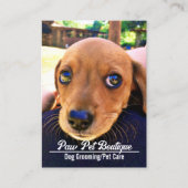 Dog Groomer Pet Care Puppy Walker Visitekaartje (Voorkant)
