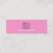 Dog Groomer Pet Grooming Bichon Frise Girly Mini Visitekaartje (Achterkant)