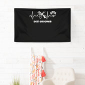 Dog Groomer Pet Grooming Heartbeat Pet Lover Spandoek (Insitu)
