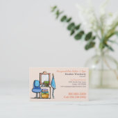 Dog Groomer Pet Spa Stoel wacht Visitekaartje (Staand voorkant)