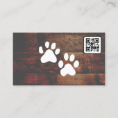 Dog Groomer | QR-CODE | Pauten | Visitekaartje van (Voorkant)
