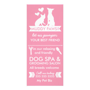 Dog Groomer Rack Kaart en Menu