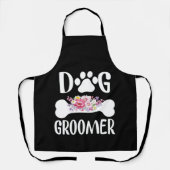 Dog Groomer schattig Pet Dog Grooming Schort (Voorkant)