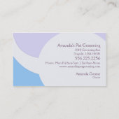 Dog Groomer Shabby Chic Westie Visitekaartje (Achterkant)