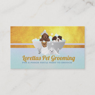 Dog Groomer Slogans Visitekaartjes