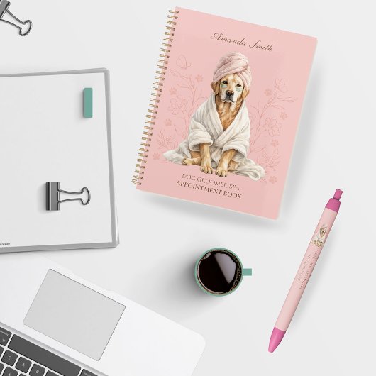 Dog Groomer Spa Cute Lab Personalized Pen