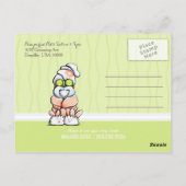 Dog Groomer Spa Shih Tzu Cucumber Coupon Mailer Briefkaart (Achterkant)