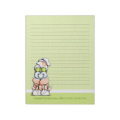 Dog Groomer Spa Shih Tzu Cucumber Lined Notitieblok (Linkerzijde)