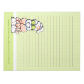 Dog Groomer Spa Shih Tzu Cucumber Lined Notitieblok (Voorkant)