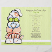 Dog Groomer Spa Shih Tzu Cucumber Price Blad Flyer (Voorkant)