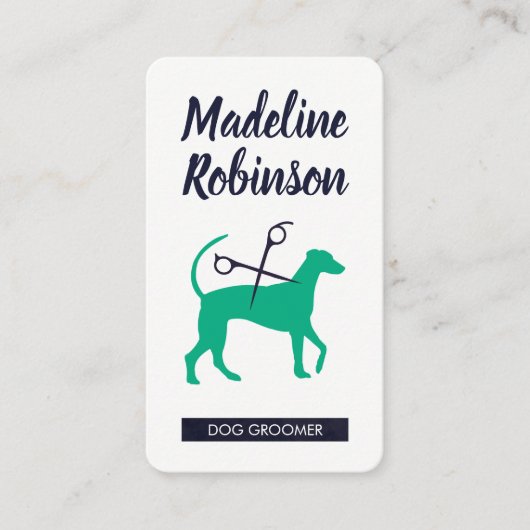 Dog Groomer | Stijllijst Afsprakenkaartje (Voorkant)