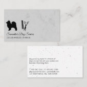 Dog Groomer Stylist Scharen Visitekaartje (Voorkant / Achterkant)