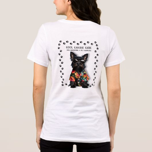 Dog Groomer T-Shirt (Achterkant)