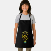 Dog groomer van altijd schattige hondenhuisdieren schort (Insitu)