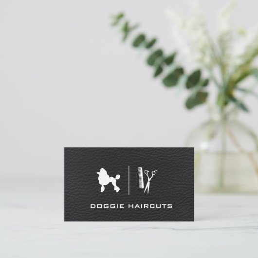 Dog Groomer Visitekaartje (Staand voorkant)