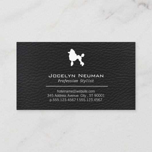 Dog Groomer Visitekaartje (Achterkant)