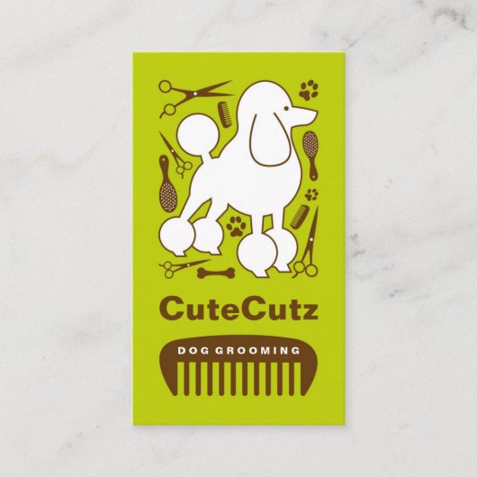 Dog Groomer Visitekaartje (Voorkant)