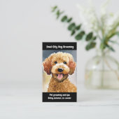 Dog Groomer Visitekaartje (Staand voorkant)