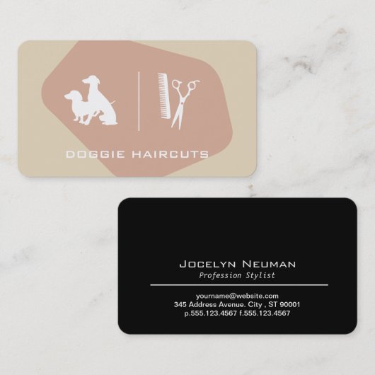 Dog Groomer Visitekaartje (Voorkant / Achterkant)