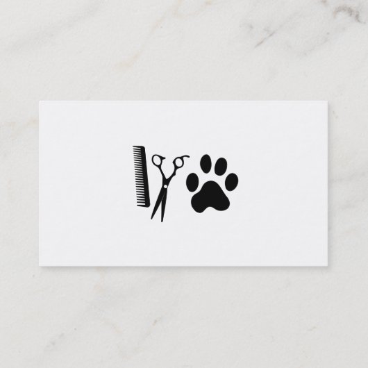 Dog Groomer Visitekaartje (Achterkant)
