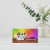 Dog Groomer Visitekaartjes (Staand voorkant)