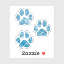 Dog Groomer Wash Paws Prints Waterverf Water