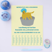 Dog Groomers Business Dog Groomers Scheuren uit St Flyer (Enkel)
