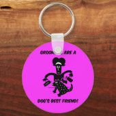 Dog groomers sleutelhanger (Voorkant)