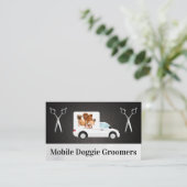 Dog Groomers | Voertuig Visitekaartje (Staand voorkant)