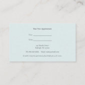 Dog grooming-afspeelkaart visitekaartje (Achterkant)