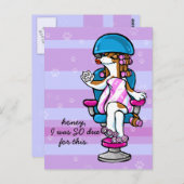 Dog Grooming Afspraak Herinnering Briefkaart (Voorkant / Achterkant)