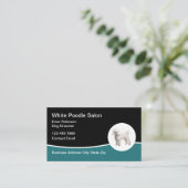 Dog Grooming Afspraak Herinnering Visitekaartjes (Staand voorkant)