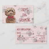 Dog Grooming Afsprakenkaartje (Voorkant / Achterkant)