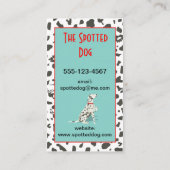 Dog Grooming Animal Care Visitekaartje (Achterkant)