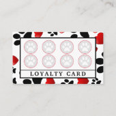 Dog Grooming Boutique Paw Print Loyalty Kaart (Voorkant)