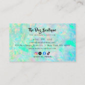 Dog grooming boutique pet sitter schattig puppy sc visitekaartje (Achterkant)