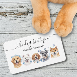 Dog Grooming Business Card Visitekaartje