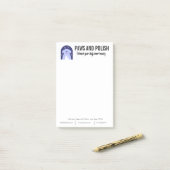 Dog Grooming Business Custom Post-it® Notes (Op bureau)