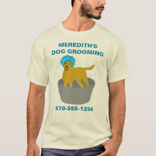 Dog Grooming Business Dog Groomers Personeelsforma T-shirt